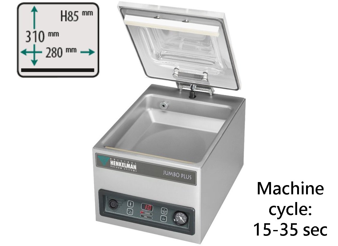 Henkelman Jumbo Plus Vacuum Packing Machine (Machine cycle: 15-35 sec)